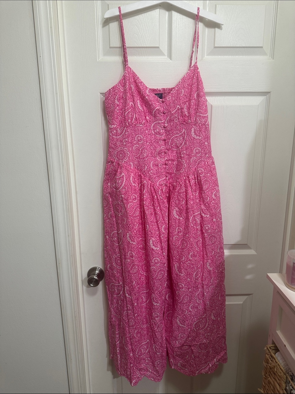 Roller Rabbit Pink Paisley Sundress with Spaghetti Straps